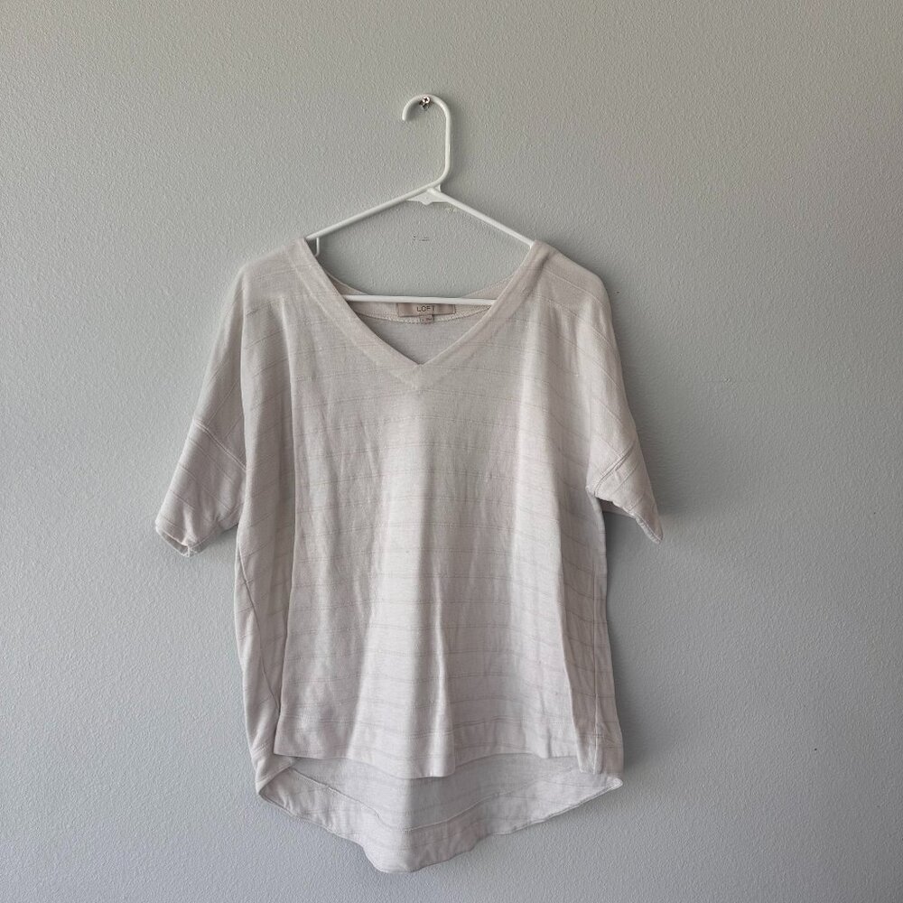 Loft white top